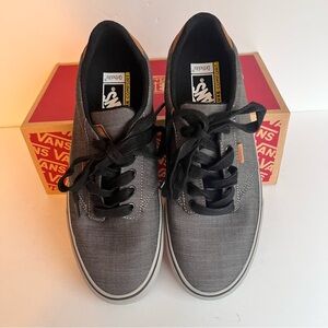 Vans Men's Atwood Deluxe Charcoal Gray Sneakers NIB